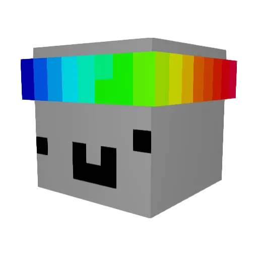 LunarMoon__ Minecraft avatar head, 3D render