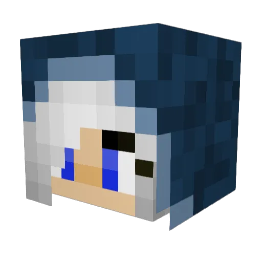 LunarReiign Minecraft avatar head, 3D render