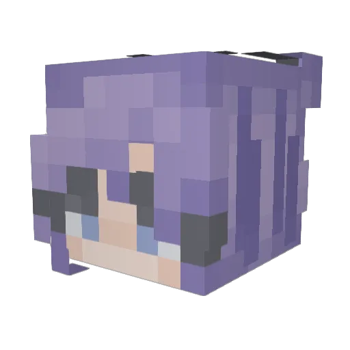 LunarShadows5 Minecraft avatar head, 3D render