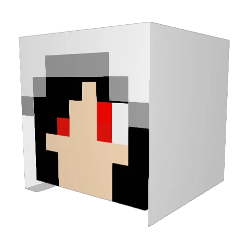 LunarSkillet Minecraft avatar head, 3D render
