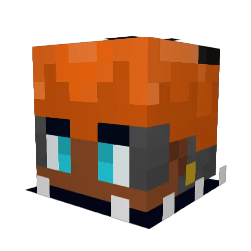 LunarSlushie Minecraft avatar head, 3D render