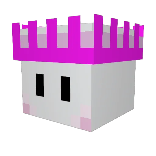 LunarSolar12345 Minecraft avatar head, 3D render