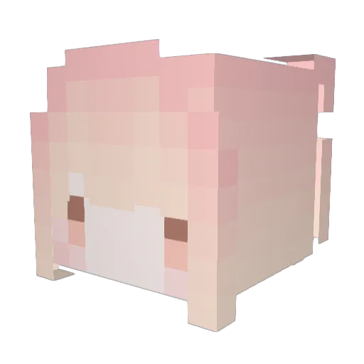 LunarVileslayer Minecraft avatar head, 3D render
