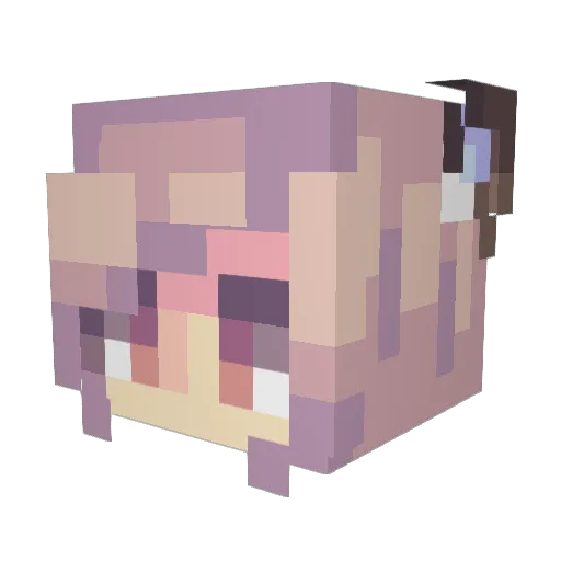 Lunar_Corona Minecraft avatar head, 3D render