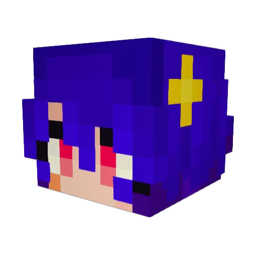 Lunar_Eclipser Minecraft avatar head, 3D render