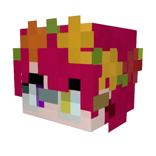Lunar_Essence Minecraft avatar head, 3D render