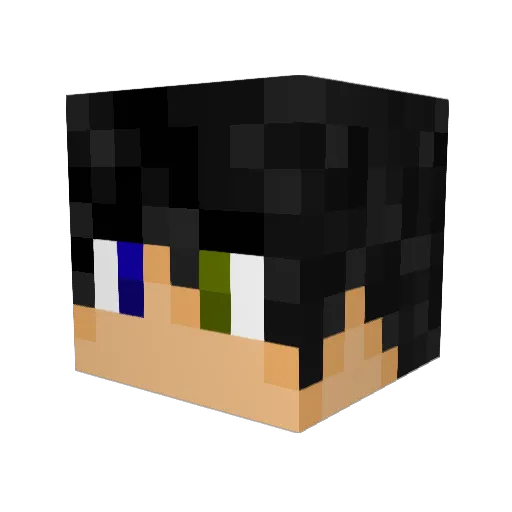Lunar_Grave Minecraft avatar head, 3D render