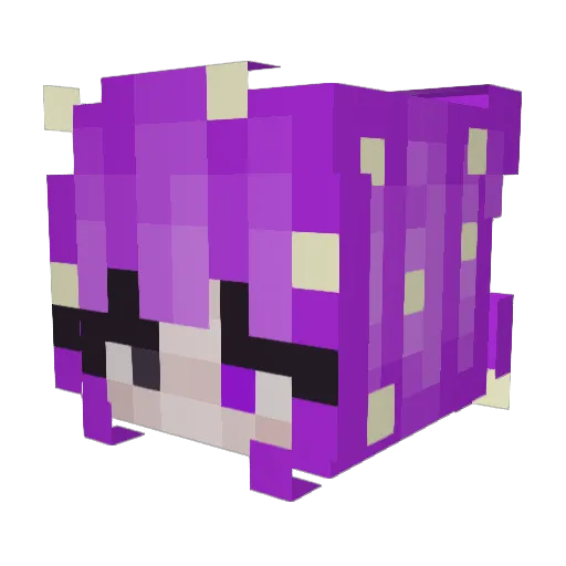 Lunar__Rose Minecraft avatar head, 3D render