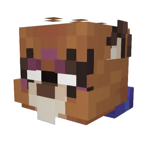 Lunar__xd Minecraft avatar head, 3D render