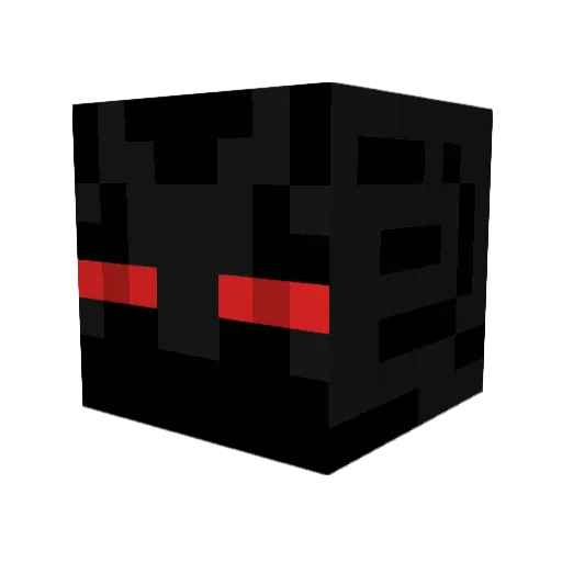 Lunardoflop Minecraft avatar head, 3D render