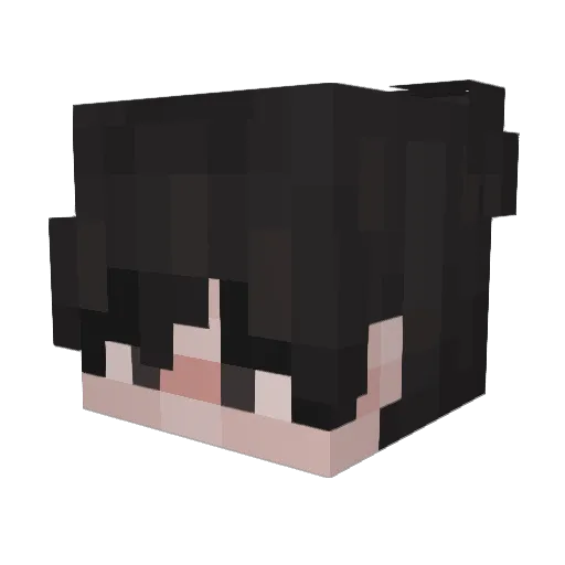 LunarenSystem Minecraft avatar head, 3D render