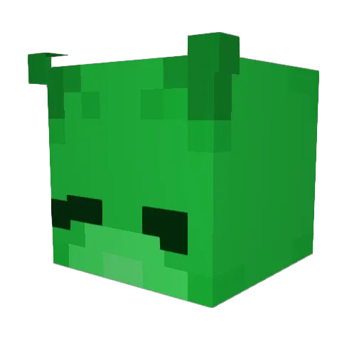 Lunaria5414 Minecraft avatar head, 3D render