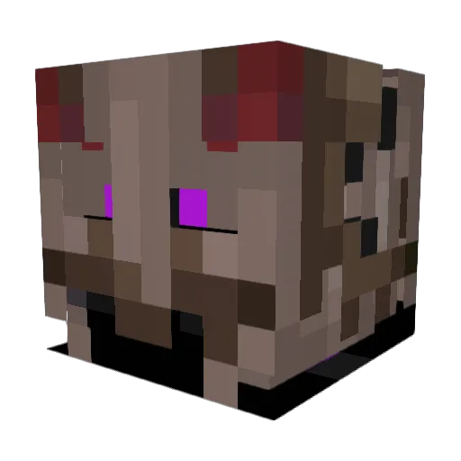 LunariaRK22 Minecraft avatar head, 3D render