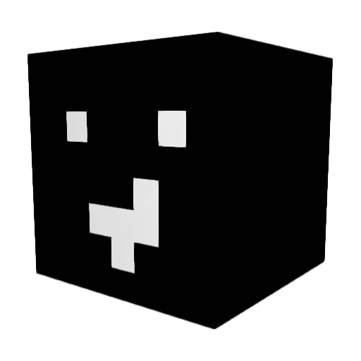 Lunarisix Minecraft avatar head, 3D render
