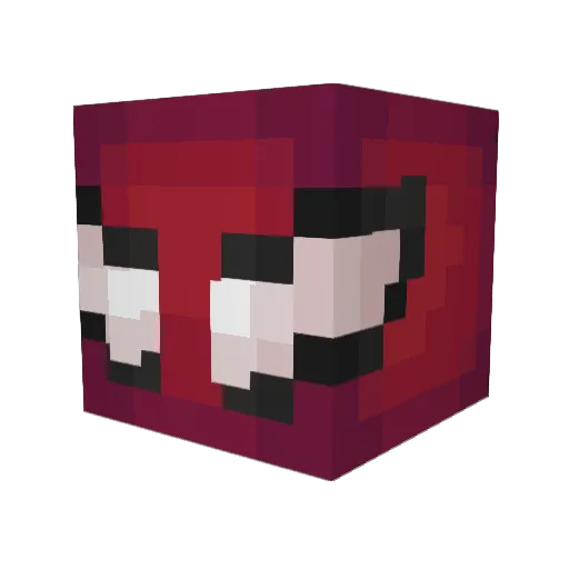 Lunarm00n1 Minecraft avatar head, 3D render