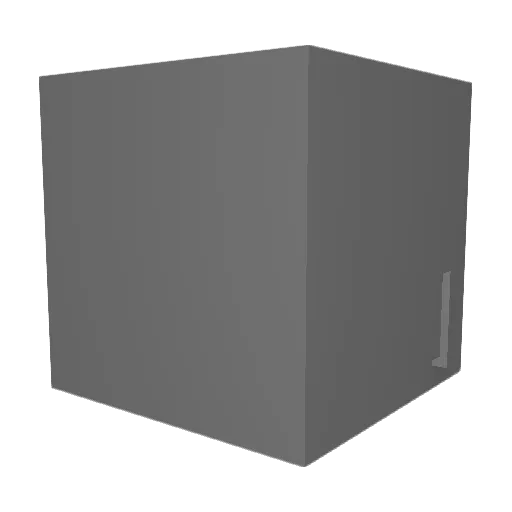 LunarmanEXE Minecraft avatar head, 3D render