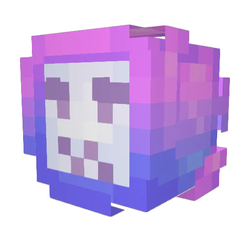 Lunarmoonxx Minecraft avatar head, 3D render