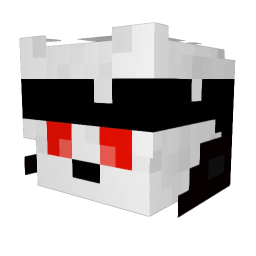 Lunarticobr Minecraft avatar head, 3D render