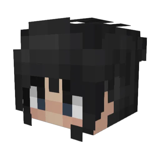 Lunarw0lf24 Minecraft avatar head, 3D render