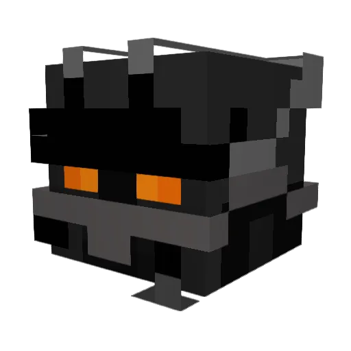 LunaticKiller96 Minecraft avatar head, 3D render