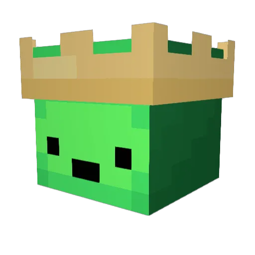 Lunavo_ Minecraft avatar head, 3D render