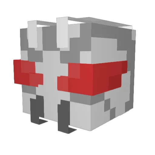 LunchBox_the2nd Minecraft avatar head, 3D render