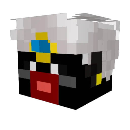 LunchTreyThe3rd Minecraft avatar head, 3D render
