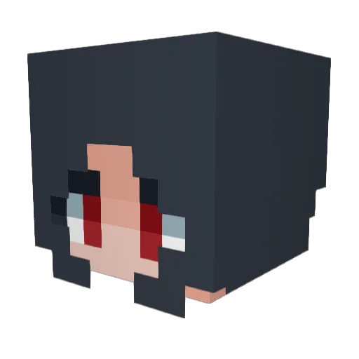 LunchnSnacks Minecraft avatar head, 3D render
