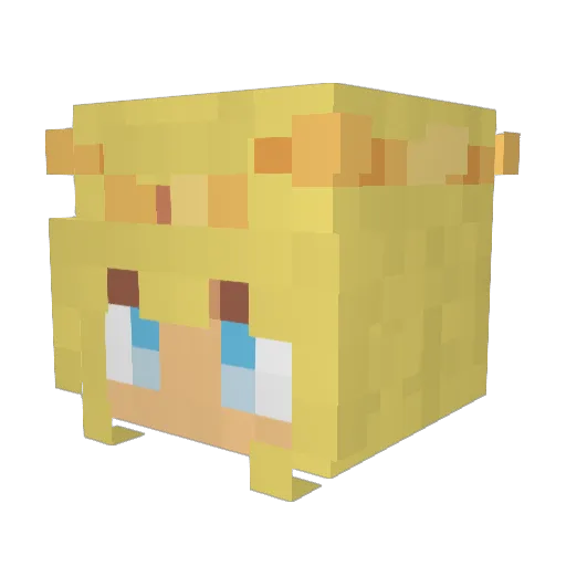 Lundy_Lionheart Minecraft avatar head, 3D render
