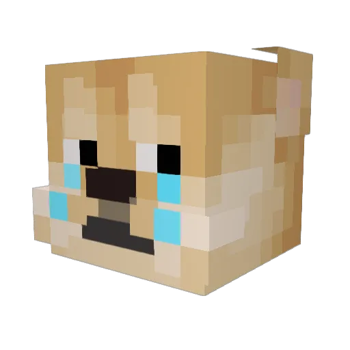 Lundyn_England Minecraft avatar head, 3D render