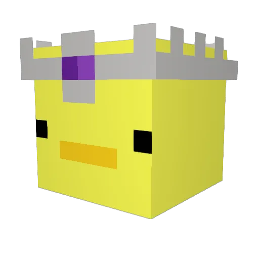 Lungiii Minecraft avatar head, 3D render