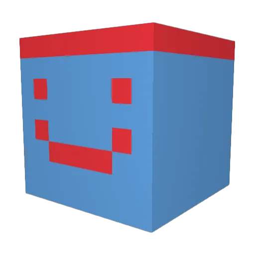Lunkovic Minecraft avatar head, 3D render