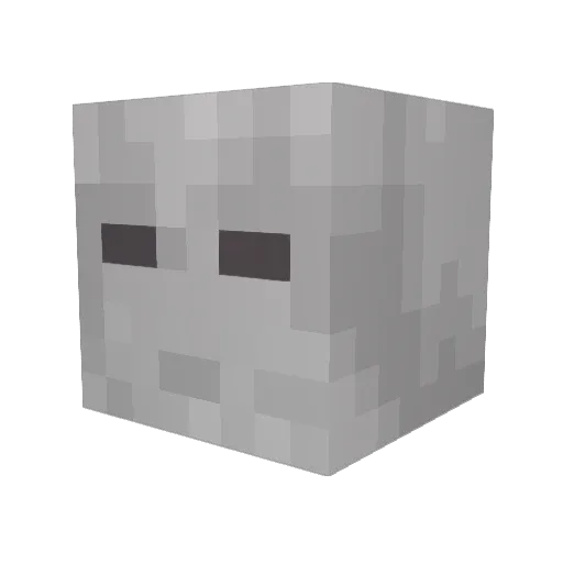 Lunkwill98 Minecraft avatar head, 3D render