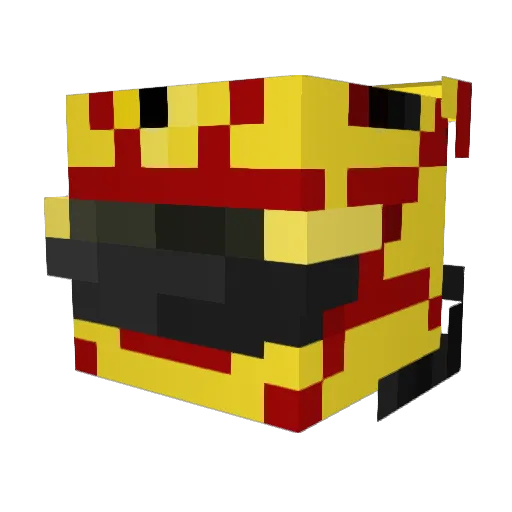 Lunkwill_ Minecraft avatar head, 3D render