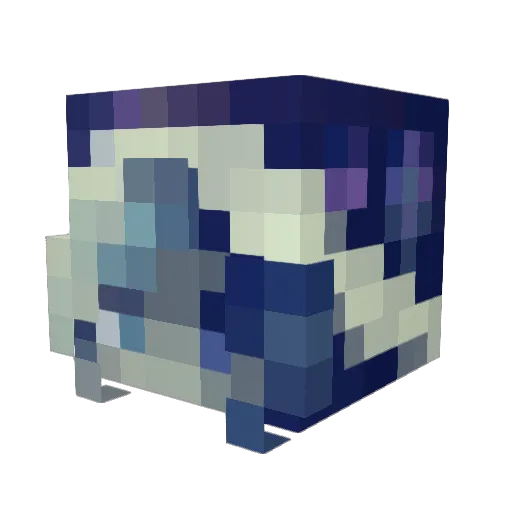 Lunninka Minecraft avatar head, 3D render