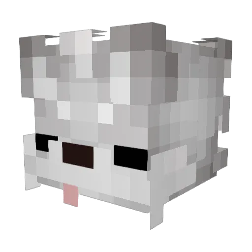 LunoxXD Minecraft avatar head, 3D render
