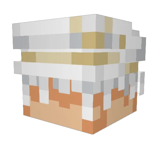 Lunox_13 Minecraft avatar head, 3D render