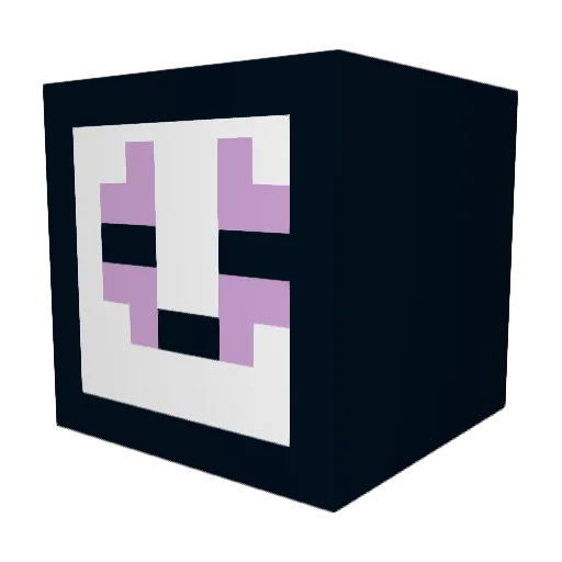 Lunum1x Minecraft avatar head, 3D render
