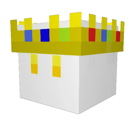Luo_yangyi Minecraft avatar head, 3D render
