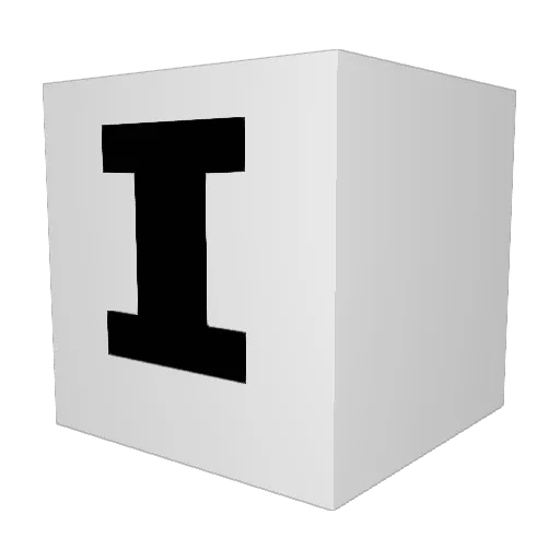Lup__ Minecraft avatar head, 3D render