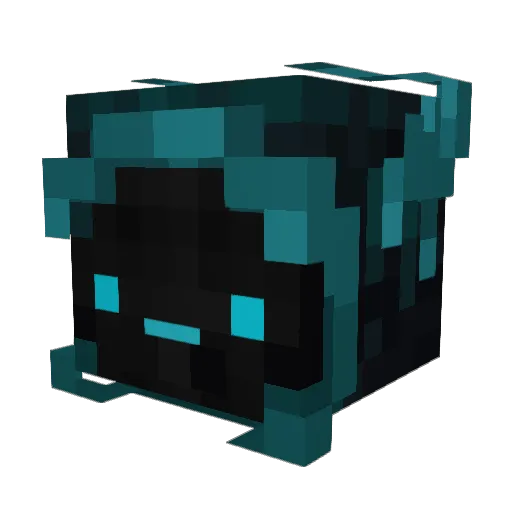 Lupenio Minecraft avatar head, 3D render