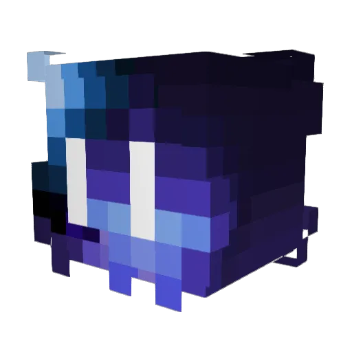 Lupercalum Minecraft avatar head, 3D render