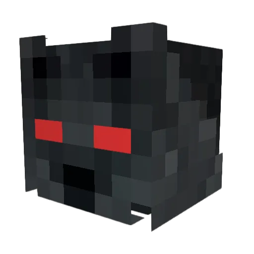 LupoLucio25 Minecraft avatar head, 3D render