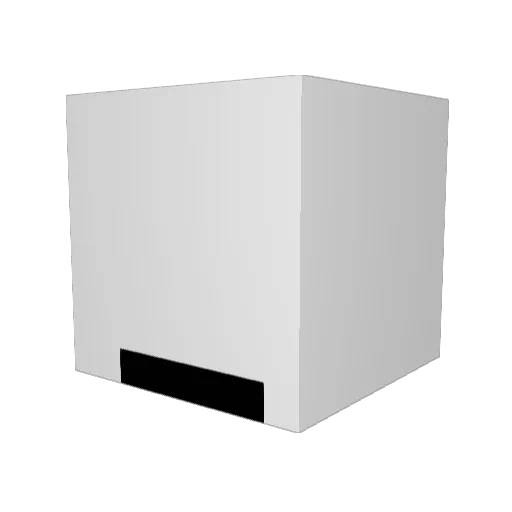 Luqas_K Minecraft avatar head, 3D render