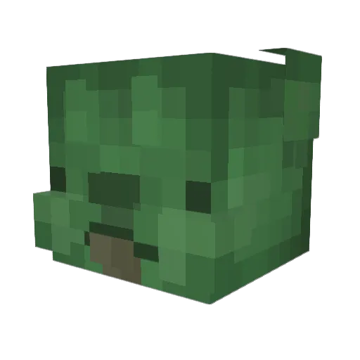 Luqinhaix Minecraft avatar head, 3D render