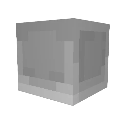 Luqwizin Minecraft avatar head, 3D render
