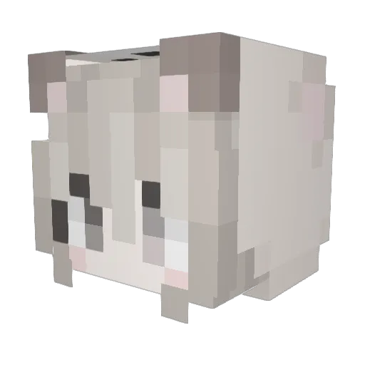 Luren_wiki Minecraft avatar head, 3D render