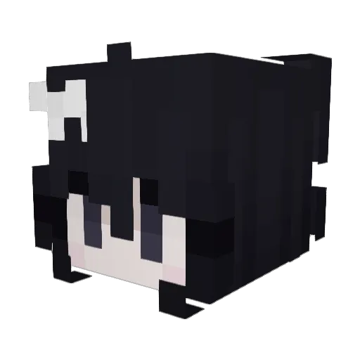 Lurical Minecraft avatar head, 3D render