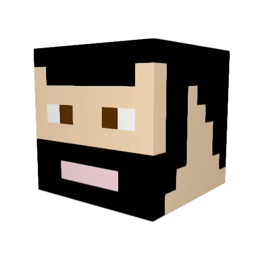 Lurker4Life Minecraft avatar head, 3D render