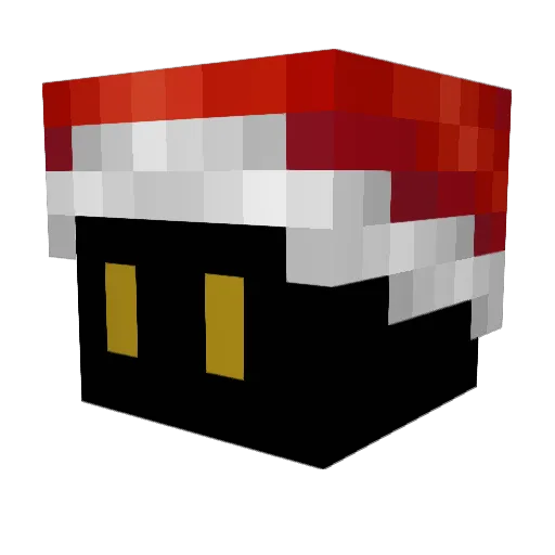 Lurkin1o Minecraft avatar head, 3D render
